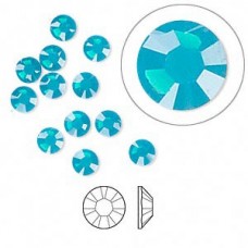 4.8mm SS20 Swarovski Flatbacks - Caribbean Blue Opal - Pack of 12