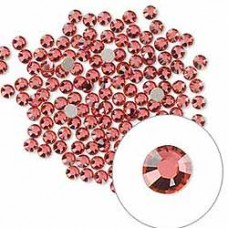 3.9mm SS16 Swarovski Crystal Flatbacks - Indian Pink - Pack of 24