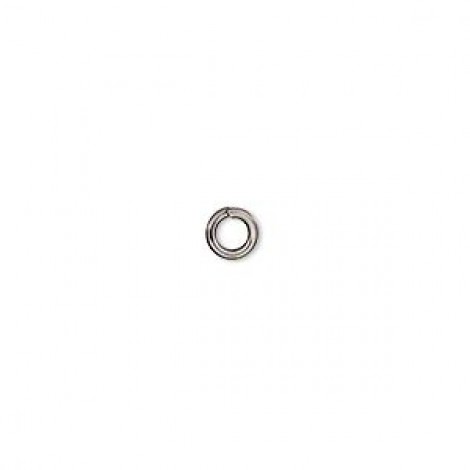 5mm OD 18ga Stainless Steel Round Jumprings - Pack of 50