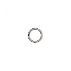 9mm OD 18ga Stainless Steel Round Open Jumprings - Pack of 50