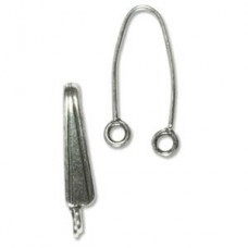 25mm Antique Silver Donut Bail - JBB Findings - Each