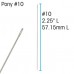 Pony Beading Needles  #10 - 57mm - Pack of 6