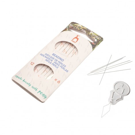 Pony Bead Weaving Needle #12 (2inches - 52mm) - Pack of 6
