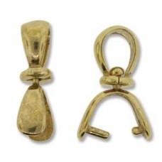 18x5mm JBB Findings Brass Revolving Pinch Bails - Each