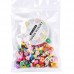 7-14mm Handmade Polymer Clay & Assorted Theme Beads - 100pc - Mixed Colours with Elastic Cord
