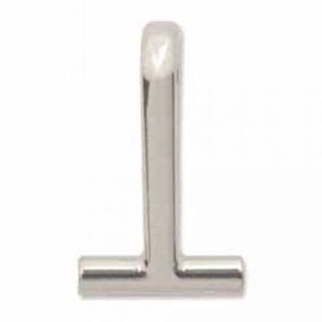 Superior Quality Brooch/Pin Converter - Silver Plated