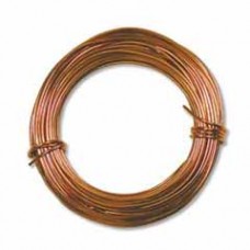18ga (1mm) Anodized Aluminium Wire - Copper - 39ft