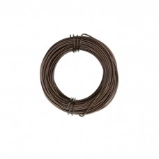 18ga (1mm) Anodized Aluminium Wire - Matte Brown - 39ft (11.88m)