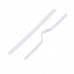 5mm x 20cm length Flat White Plastic Coated Double Wire Nose Bridge for Face Masks