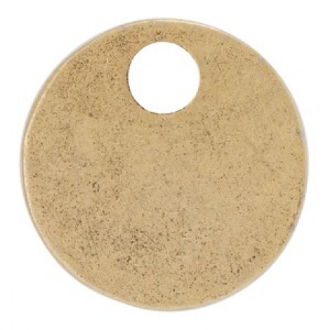 12mm Nunn Design Mini Circle Tag - 24k Gold Plated