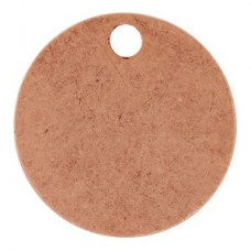 21mm Nunn Design Small Circle Tag - Ant Copper - Pack of 2