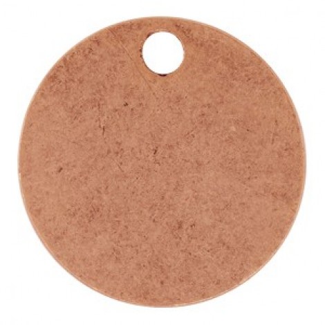 21mm Nunn Design Small Circle Tag - Ant Copper