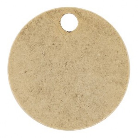 21mm Nunn Design Small Circle Tag - Ant Gold