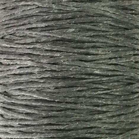 .050" (1.25mm) American Waxed Polyester Cord - Grey - 210ft (64m) Spool