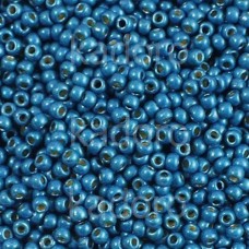 11/0 Toho Seed Beads - Permafinish Matte Galvanised Turquoise - 8-9gm
