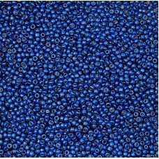 11/0 Toho Seed Beads - Permafinish Matte Galvanised Denim Blue - 8-9gm