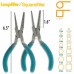 Beadsmith Loop Rite + Square Rite Pliers  - Marked 2-8mm