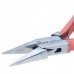 Beadsmith Satin Touch Chain Nose Box-Joint Stainless Steel Pliers - Coral