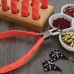 Beadsmith Satin Touch Bent Chain Nose Box-Joint Stainless Steel Pliers - Coral Beadsmith Satin Touch Bent Chain Nose Box-Joint Stainless Steel Pliers - Coral