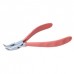 Beadsmith Satin Touch Bent Chain Nose Box-Joint Stainless Steel Pliers - Coral Beadsmith Satin Touch Bent Chain Nose Box-Joint Stainless Steel Pliers - Coral