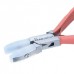Beadsmith Satin Touch Nylon Flat Nose Box-Joint Stainless Steel Pliers - Coral