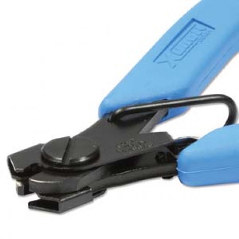 Xuron Blue Handle Double Flush Cutters for Hard Wire