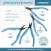 Beadsmith Jewelers Elements Pliers - 4pc Blue Kit w Case - Chain-Round-Flat-Cutters