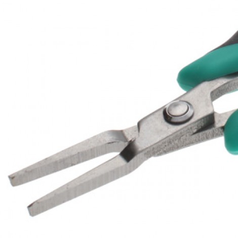 4.5" (11cm) Beadsmith Micro Grip Slim Flat Nose Pliers 4.5" (11cm) Beadsmith Micro Grip Slim Flat Nose Pliers