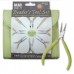 Beadsmith Beaders Tool Set - 8 piece Set in Color Coordinated Clutch - Lt Olive