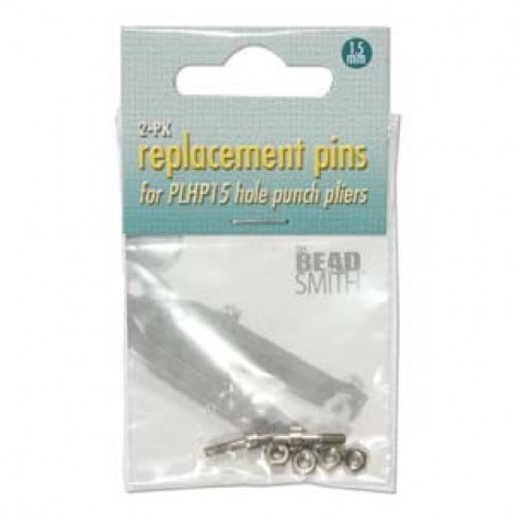 1.5mm Replacement Pins for Beadsmith PLHP15 Hole Punch - Set of 2