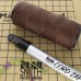 1mm Beadsmith Knot It Waxed Brazilian 2-Ply Waxed Polyester Twisted Cord - Brown - 144 metres