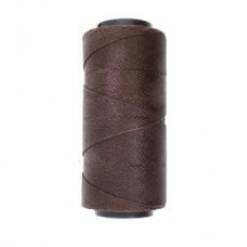 1mm Beadsmith Knot It Waxed Brazilian 2-Ply Waxed Polyester Twisted Cord - Cedar Brown - 144 metres
