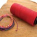 1mm Beadsmith Knot It Waxed Brazilian 2-Ply Waxed Polyester Twisted Cord - Dark Red - 144 metres