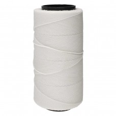 1mm Beadsmith Knot It Waxed Brazilian 2-Ply Waxed Polyester Twisted Cord - Extra White - 144 metres