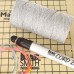 1mm Beadsmith Knot It Waxed Brazilian 2-Ply Waxed Polyester Twisted Cord - Silver - 144 metres