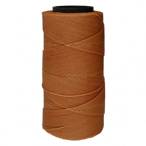 1mm Beadsmith Knot It Waxed Brazilian 2-Ply Waxed Polyester Twisted Cord - Tan - 144 metres 1mm Beadsmith Knot It Waxed Brazilian 2-Ply Waxed Polyester Twisted Cord - Tan - 144 metres