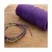 1mm Beadsmith Knot It Waxed Brazilian 2-Ply Waxed Polyester Twisted Cord - Violet - 144 metres