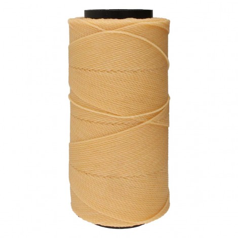 1mm Beadsmith Knot It Waxed Brazilian 2-Ply Waxed Polyester Twisted Cord - Wheat - 144 metres 1mm Beadsmith Knot It Waxed Brazilian 2-Ply Waxed Polyester Twisted Cord - Wheat - 144 metres