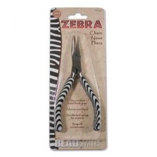 Beadsmith Zebra Chain Nose Pliers