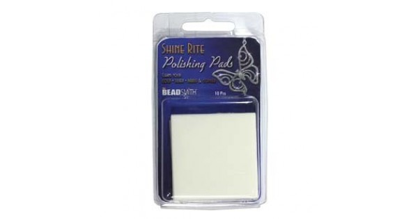 Kit Di Lucidatura BeadSmith Shine Rite - 10 Tamponi 2x2 Pollici, Per Gioielli E Artigianato, Facili Da Usare - Foto 5