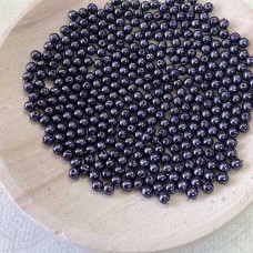 3mm Czech Round Glass Pearls - Purple - Pack of 100