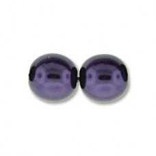 3mm Czech Round Glass Pearls - Purple