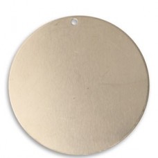 35mm 21ga Vintaj Artisan Pewter Circle Blank - Pack of 2