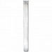 6" x 9/16" (15x1.4cm) Round Plastic Bead Vials w-Flat Lid - Pack of 50