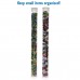 6" x 9/16" (15x1.4cm) Round Plastic Bead Vials w-Flat Lid - Pack of 50