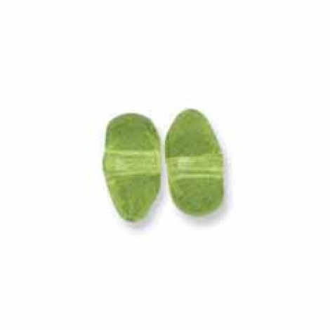 4x5mm Peridot Czech Nuggets  - Pack of 50