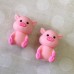 30mm Baby-Safe Teething Beads or Knitting Needle Protector Tips - Kissing Pigs - Per pair