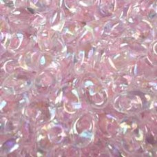 Miyuki Long Magatama Drops - Pink Lined Crystal AB - 8.5gm