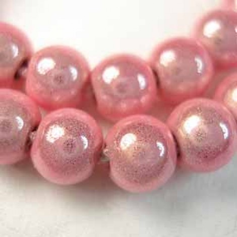 8mm Light Pink Miracle Beads