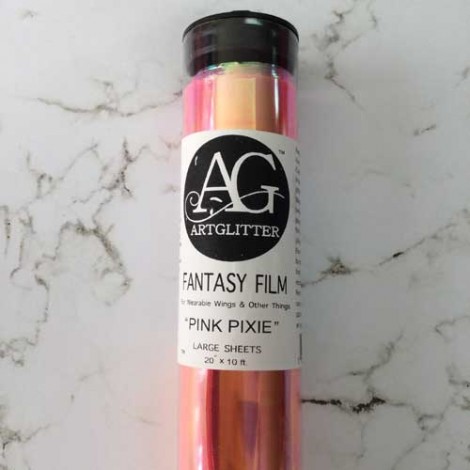 Fantasy Film Large Roll - Pink Pixie - 50.8cm x 3m